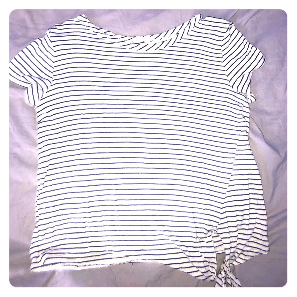 Short Sleeve Striped Tee